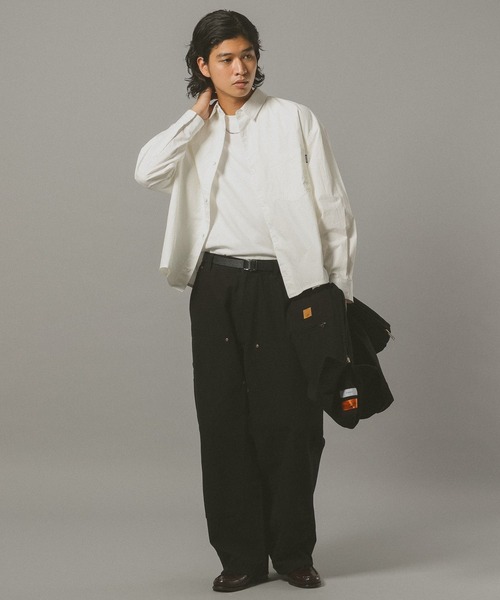 「RED KAP」 長袖シャツ LARGE ブラック メンズ_画像4