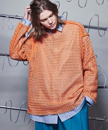 「MAISON SPECIAL」 長袖ニット 1 ホワイト メンズの画像3