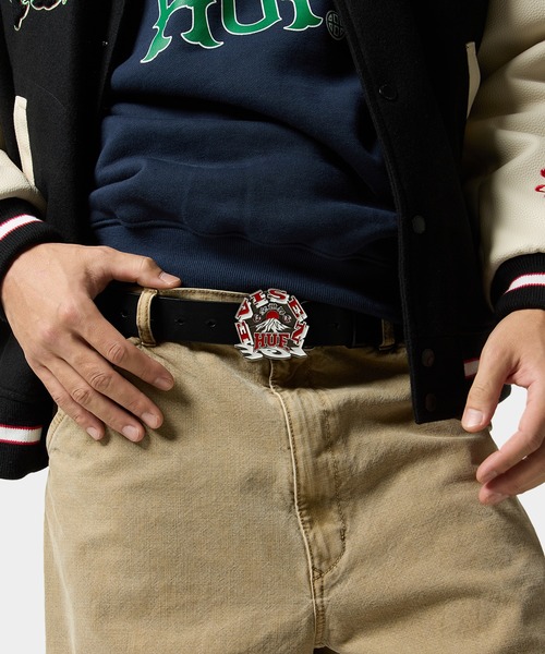 HUF（ハフ） ベルト HUF X EVISEN HUFUJI BUCKLE BELT メンズ