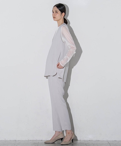 「la.f…」 スラックス 7号 ベージュ レディース_画像9