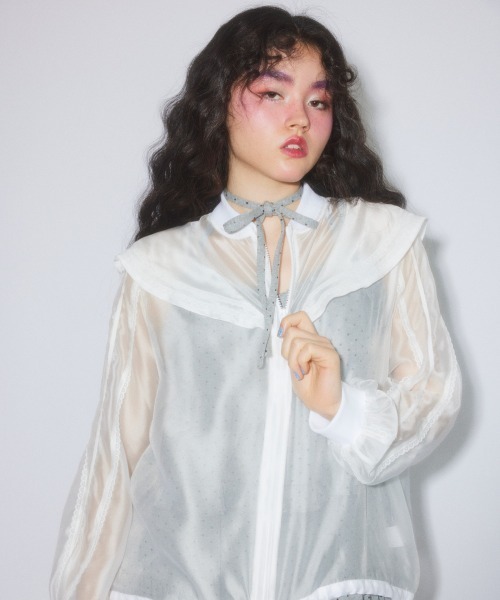 Candy Stripper(キャンディーストリッパー) ブルゾン アウター SHEER Candy Stripper(キャンディーストリッパー) ブルゾン アウター SHEER