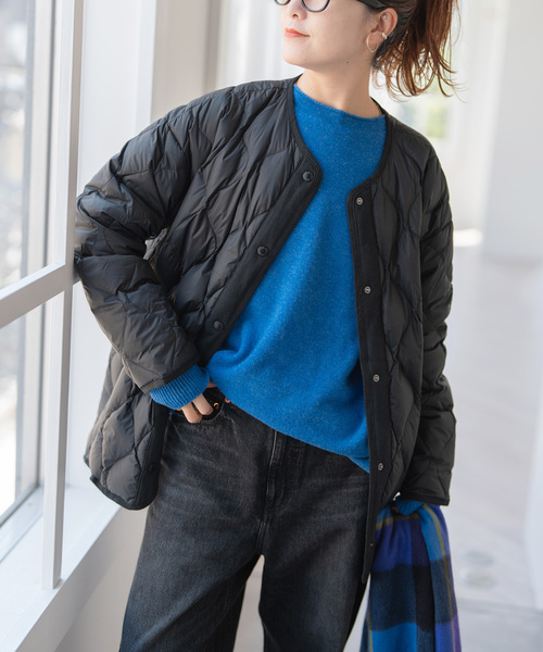 新品‼️Spick and span 別注TAION ダウン TAION / タイオン *Spick別注キルティングブルゾン（ダウンジャケット