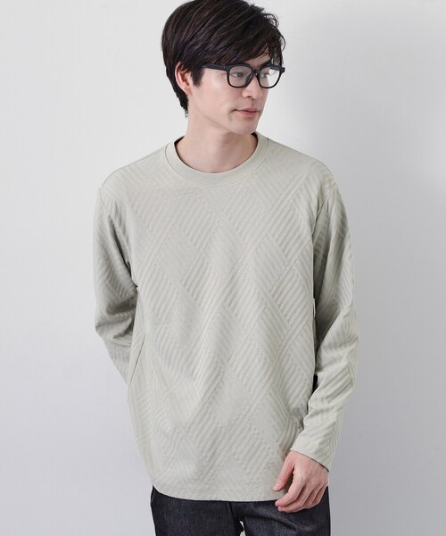 Tシャツ(長袖/七分) PERVERZE Slit Double Mesh Long Tee white ALL｜PERVERZE | パーバーズの公式オンラインストア