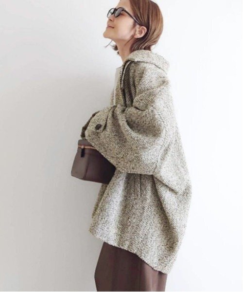 「notch.」 ピーコート M ブラック レディース_画像5