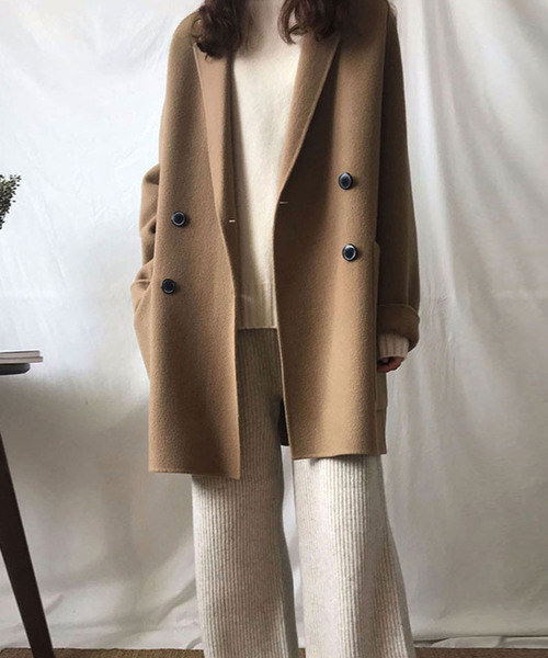 「Girly Doll」 チェスターコート M ライトベージュ レディース_画像2