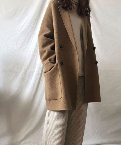 「Girly Doll」 チェスターコート M ライトベージュ レディース_画像3