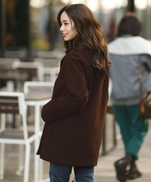 「Girly Doll」 チェスターコート M ライトベージュ レディース_画像5