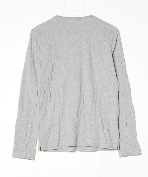 「three dots」 長袖Tシャツ S グレー メンズ_画像2