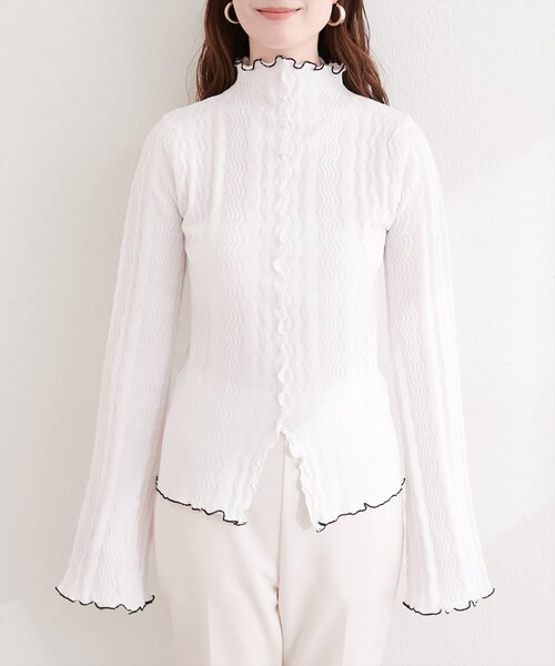 natural couture ニット セーター プチハイメローニット レディース