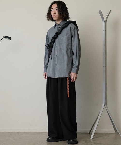 「WYM LIDNM」 パンツ X-SMALL ブラック メンズ_画像7