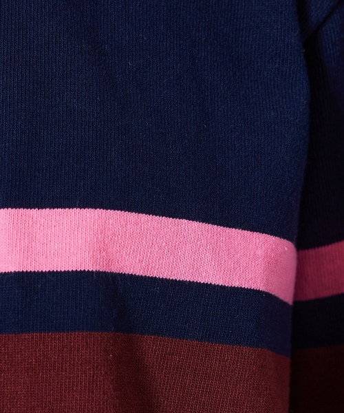 「Barbarian」 長袖ポロシャツ M ブラウン メンズ_画像9