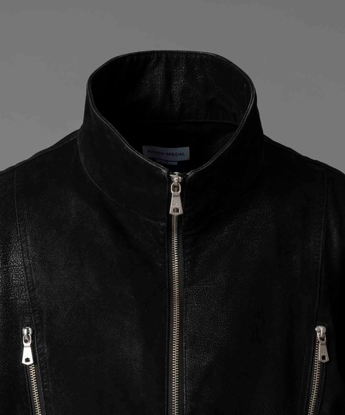 「MAISON SPECIAL」 ブルゾン 1 ブラック メンズ_画像6
