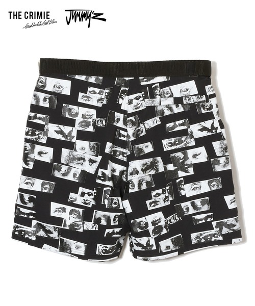 「CRIMIE」 チノパンツ「JIMMYZコラボ」 L ブラック×ホワイト メンズ_画像3