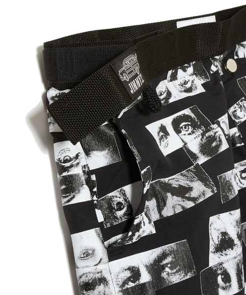 「CRIMIE」 チノパンツ「JIMMYZコラボ」 L ブラック×ホワイト メンズ_画像6