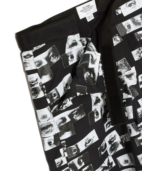 「CRIMIE」 チノパンツ「JIMMYZコラボ」 L ブラック×ホワイト メンズ_画像7