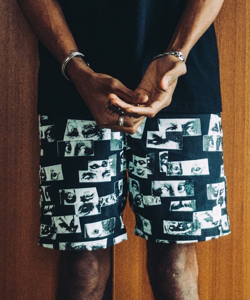 「CRIMIE」 チノパンツ「JIMMYZコラボ」 L ブラック×ホワイト メンズ_画像8