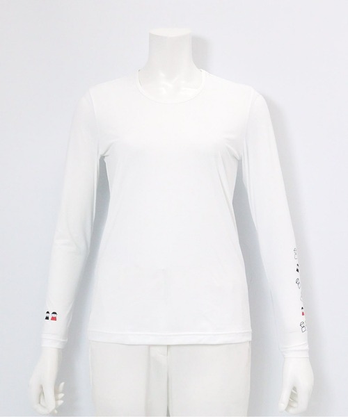 Picone CLUB（ピッコーネクラブ） tシャツ ピコ柄クルーネックUV冷感