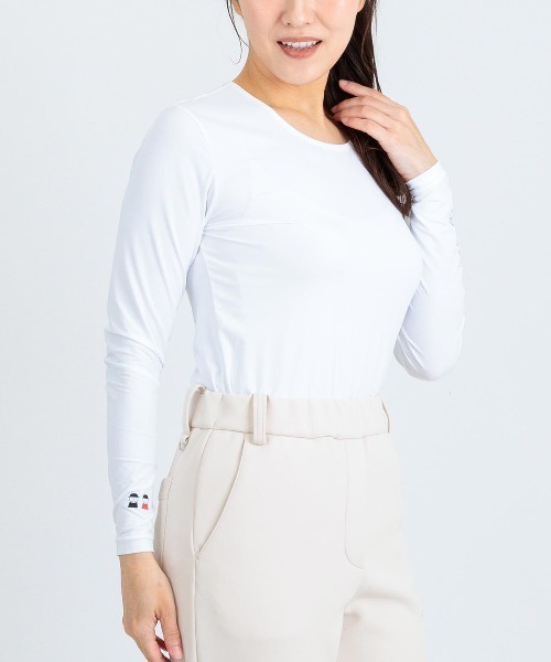 Picone CLUB（ピッコーネクラブ） tシャツ ピコ柄クルーネックUV冷感