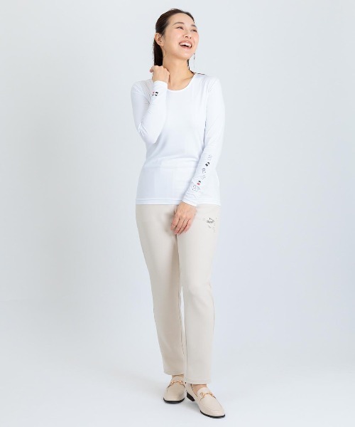 Picone CLUB（ピッコーネクラブ） tシャツ ピコ柄クルーネックUV冷感