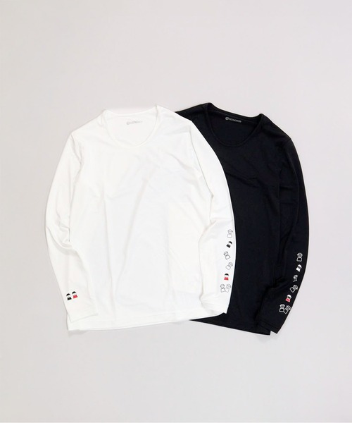 Picone CLUB（ピッコーネクラブ） tシャツ ピコ柄クルーネックUV冷感