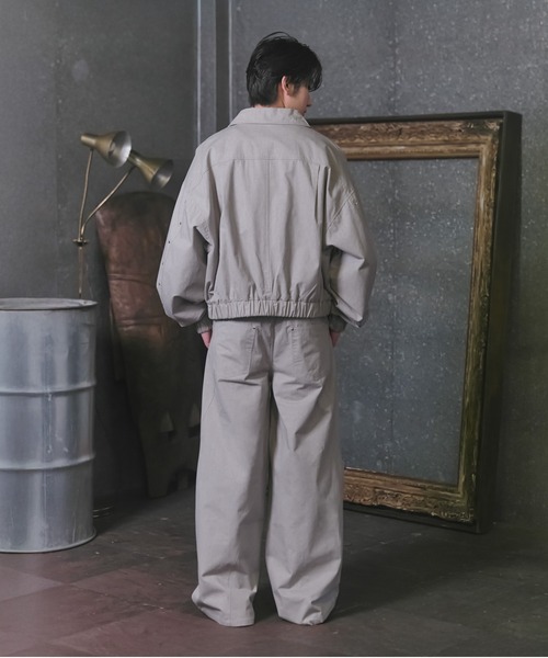Confirm（コンファーム） ワイドパンツ パンツ Peach Brushed Studded