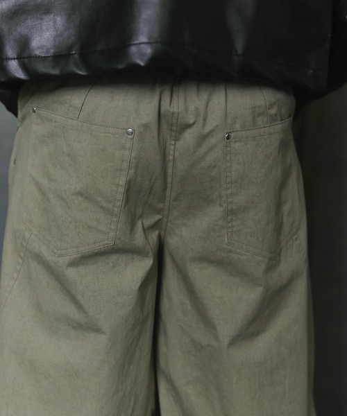 Confirm（コンファーム） ワイドパンツ パンツ Peach Brushed Studded