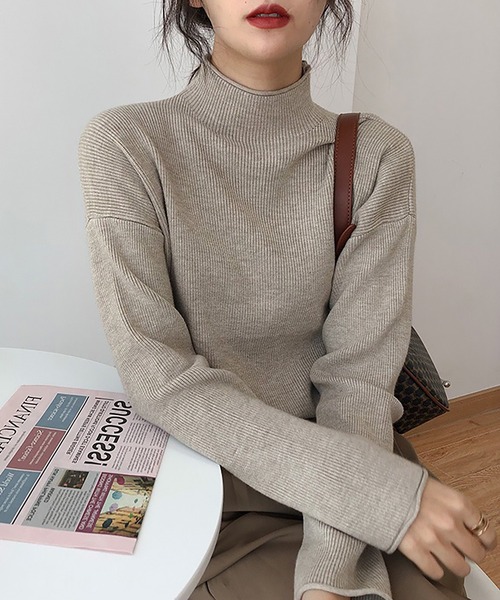 「Doula Doula」 「Girly Doll」長袖ニット FREE ライトグレー レディース_画像5