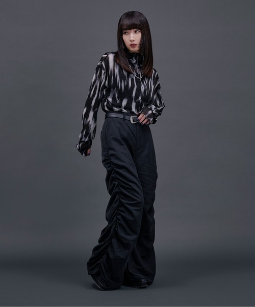 「Ellno Loset」 パンツ MEDIUM ブラック メンズ_画像3