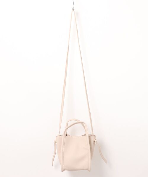 「COOCO」 2WAYバッグ 9 ライトグレー レディース_画像2