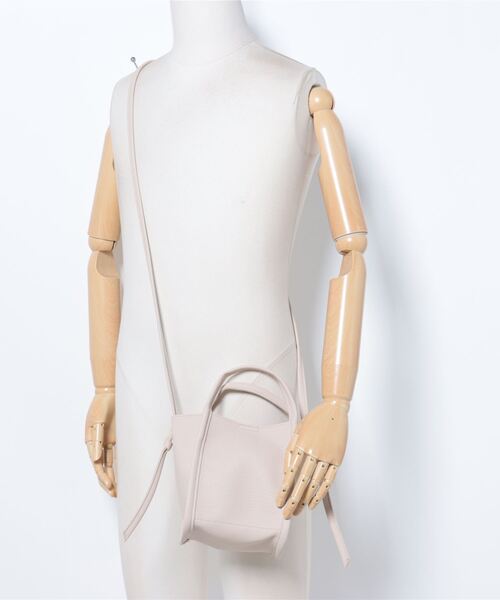 「COOCO」 2WAYバッグ 9 ライトグレー レディース_画像7