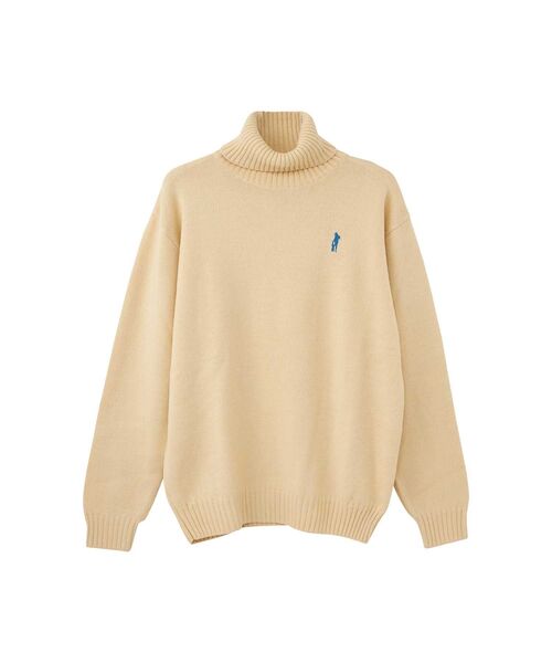 「HYSTERIC GLAMOUR」 長袖ニット SMALL ベージュ メンズ