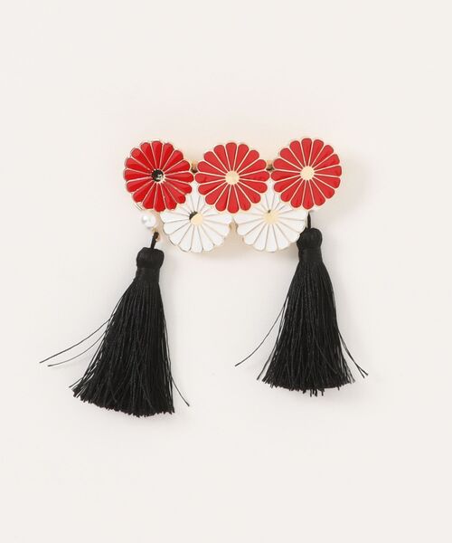 カヤ ヘアクリップ 「カヤ」菊花タッセルバレッタ : ZOZOTOWN Yahoo!店