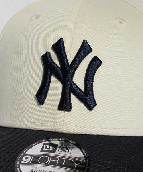 「NEW ERA」 キャップ FREE ホワイト×ネイビー メンズ_画像4
