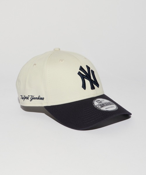 「NEW ERA」 キャップ FREE ホワイト×ネイビー メンズ_画像5