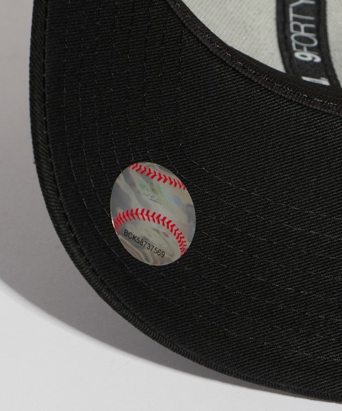 「NEW ERA」 キャップ FREE ホワイト×ネイビー メンズ_画像9