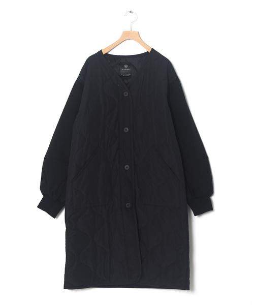 「w closet」 ノーカラーコート FREE キナリ レディース_画像5