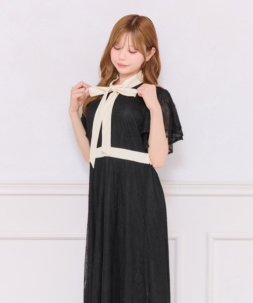 「apres jour」 半袖ワンピース X-LARGE ブルー系その他 レディース_画像6