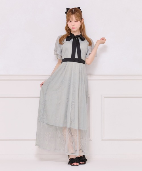 「apres jour」 半袖ワンピース X-LARGE ブルー系その他 レディース_画像7