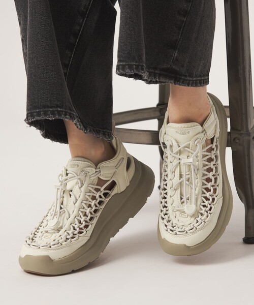 サンダル 「WEB限定」「KEEN」ユニーク ダブルケー シューズ レディースの画像