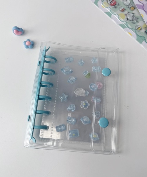 AS KNOW AS（アズノゥアズ） ステッカー A7サイズ 6穴 クリア