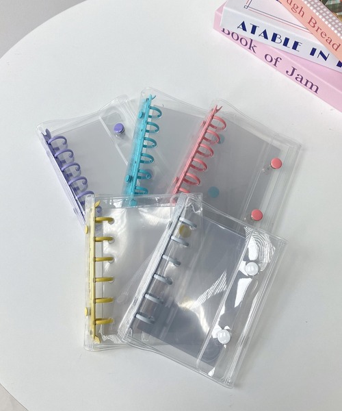 AS KNOW AS（アズノゥアズ） ステッカー A7サイズ 6穴 クリア