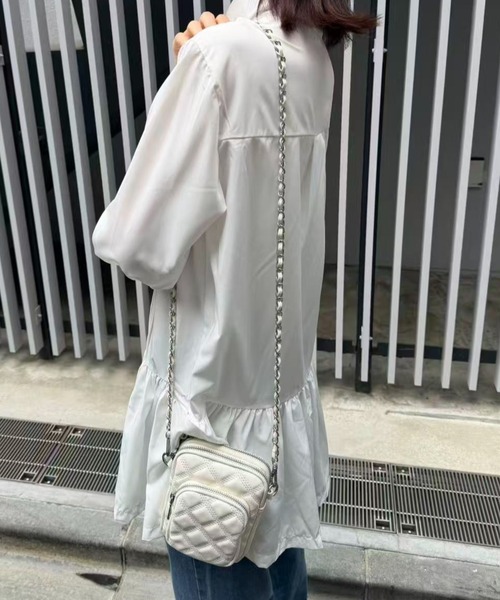 ショルダーバッグ バッグ キルティングミニショルダーバッグ