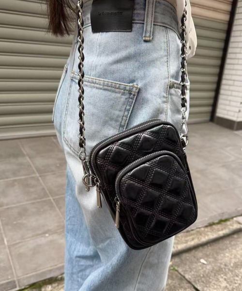 ショルダーバッグ バッグ キルティングミニショルダーバッグ