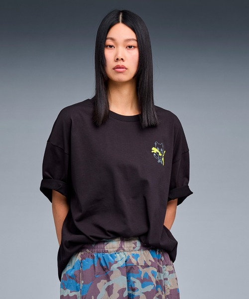 PUMA（プーマ） tシャツ ユニセックス NEKO-san ワンポイント MX 半袖