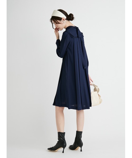 「CELFORD」 長袖ワンピース「HANAE MORIコラボ」 38 ブラック レディースの画像