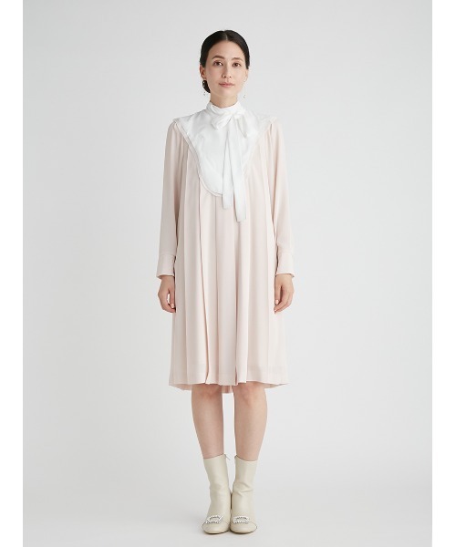 「CELFORD」 長袖ワンピース「HANAE MORIコラボ」 38 ブラック レディースの画像