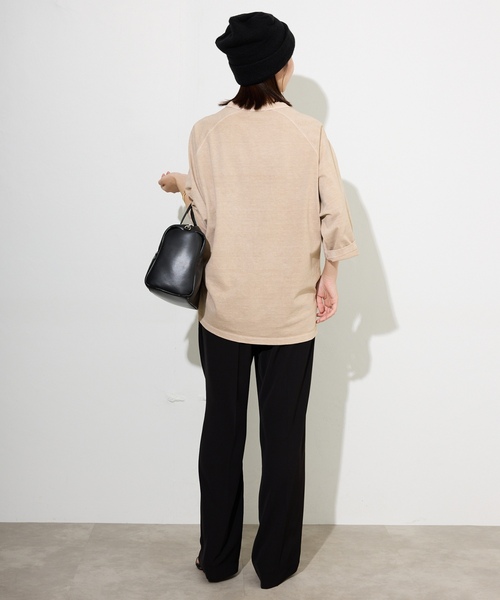 「SLOBE IENA」 スラックス 38 ネイビー レディースの画像