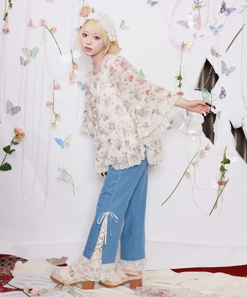 myu：loret（ミュウロレット） ペチパンツ パンツ ペチ付レースフリル