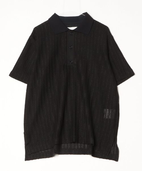 VOAAOV（ヴォアーブ） ポロシャツ 半袖 「VOAAOV」RASCHEL LACE