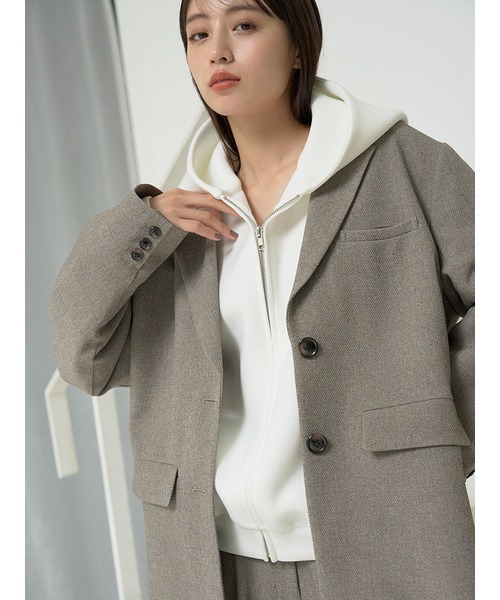 SNIDEL（スナイデル） ジップアップパーカー ONE SIZE ピンク